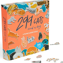 299 Cats (and a Dog) 300 Piece Cluster Puzzle