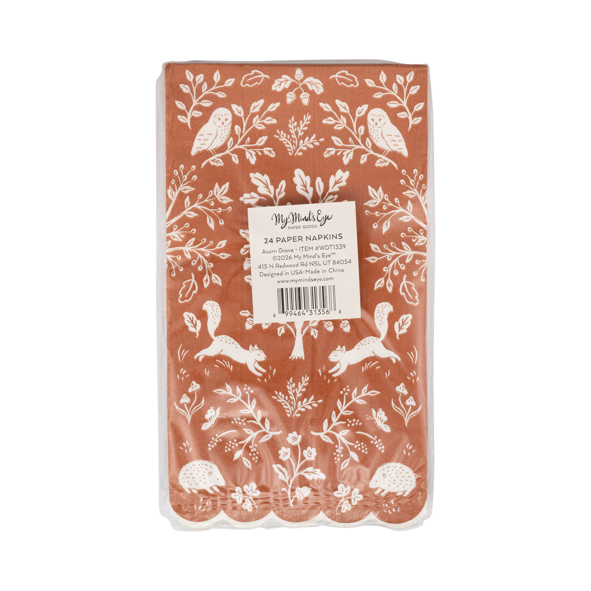 Acorn Grove Dinner Paper Napkins