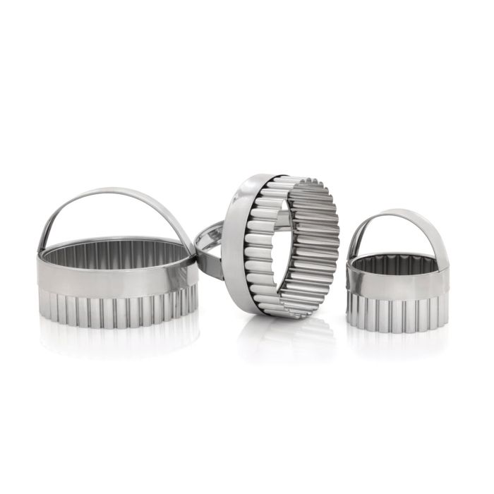 Baking Crinkle Cookie Cutters, Set of 3