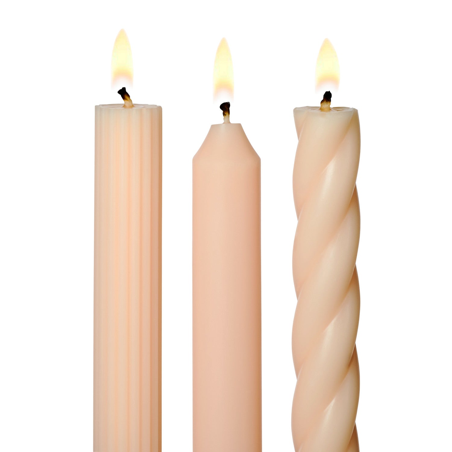 Baby Pink Illume Assorted Candle Tapers 3-Pack