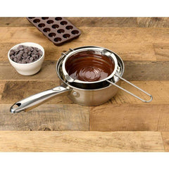 Baking Chocolate Melting Pot with Pour Spouts, 2.5-Cup