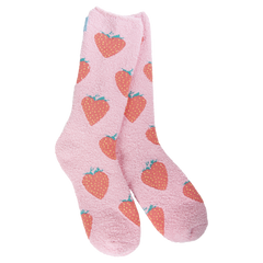 Cozy Crew Socks in Strawberry