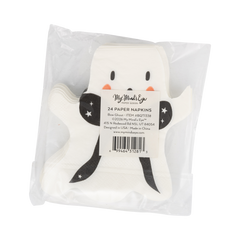 Booquette Ghost Shaped Cocktail Napkin