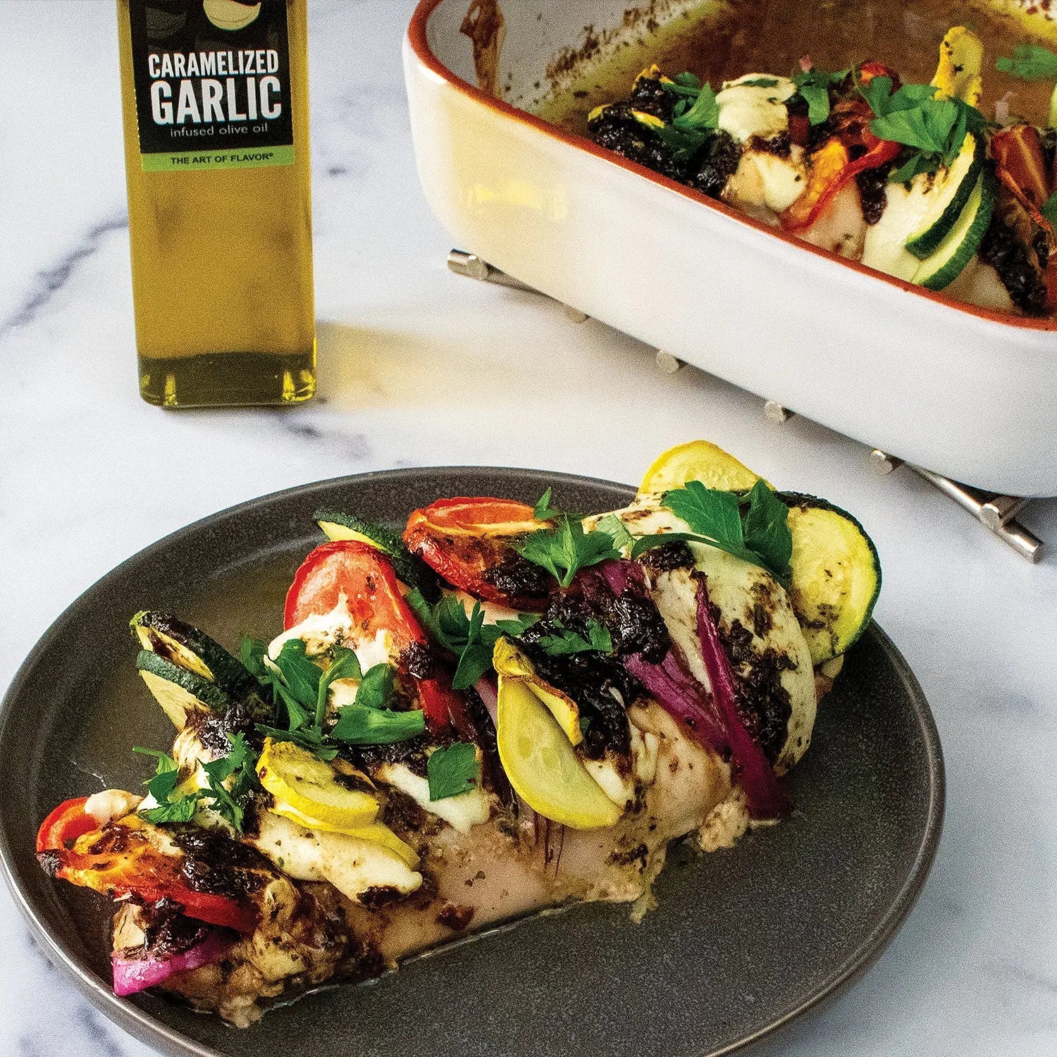 Caramelized Garlic Infused Olive Oil