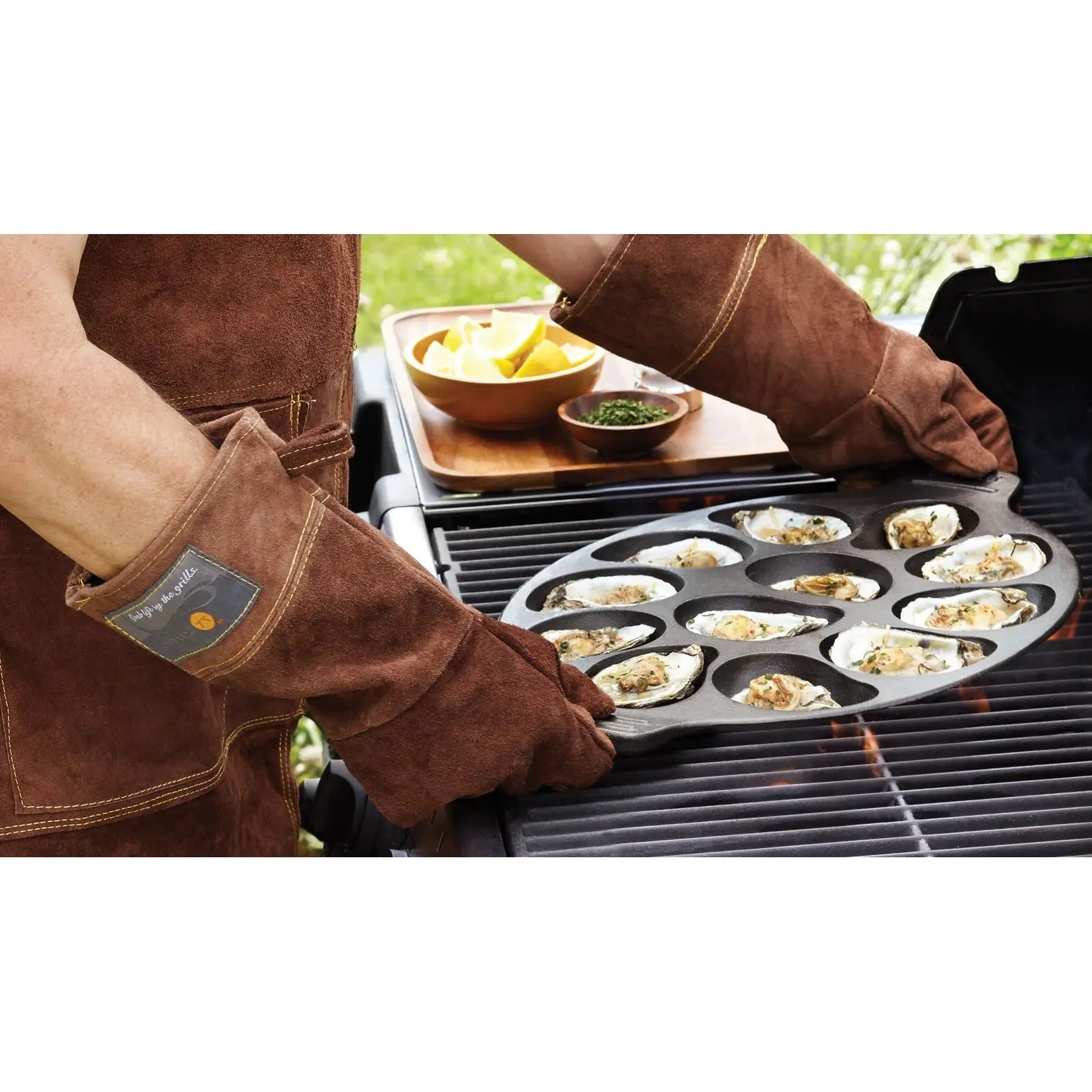 Cast Iron Oyster Grill Pan