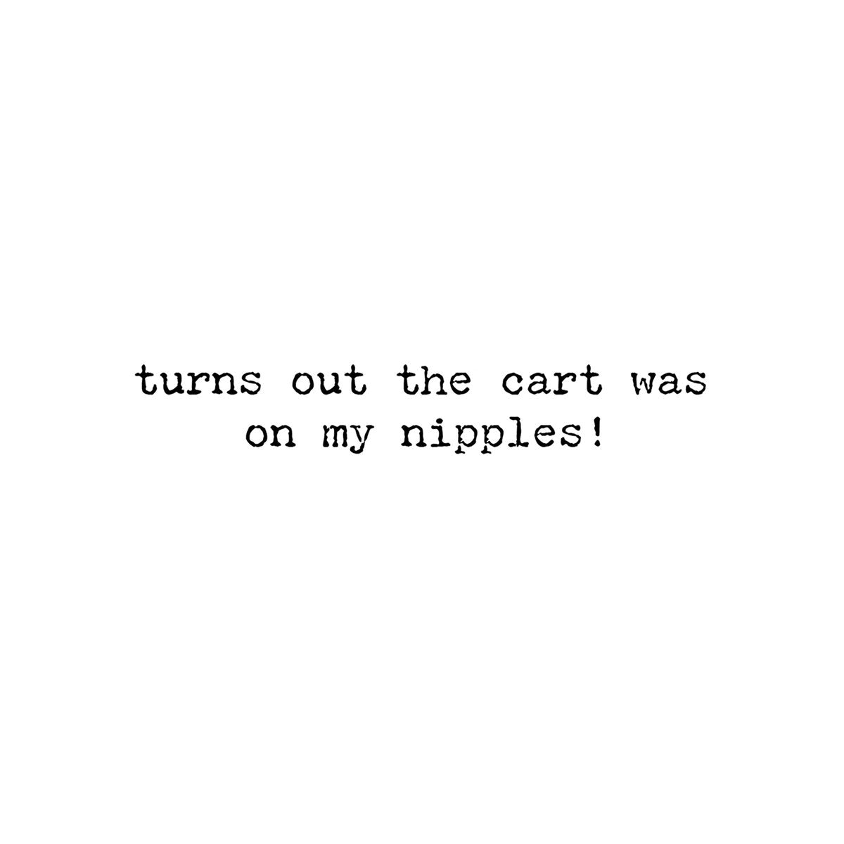 Chest Pains Greeting Card
