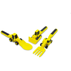 Constructive Eating Construction Themed 3 Piece Utensil Set
