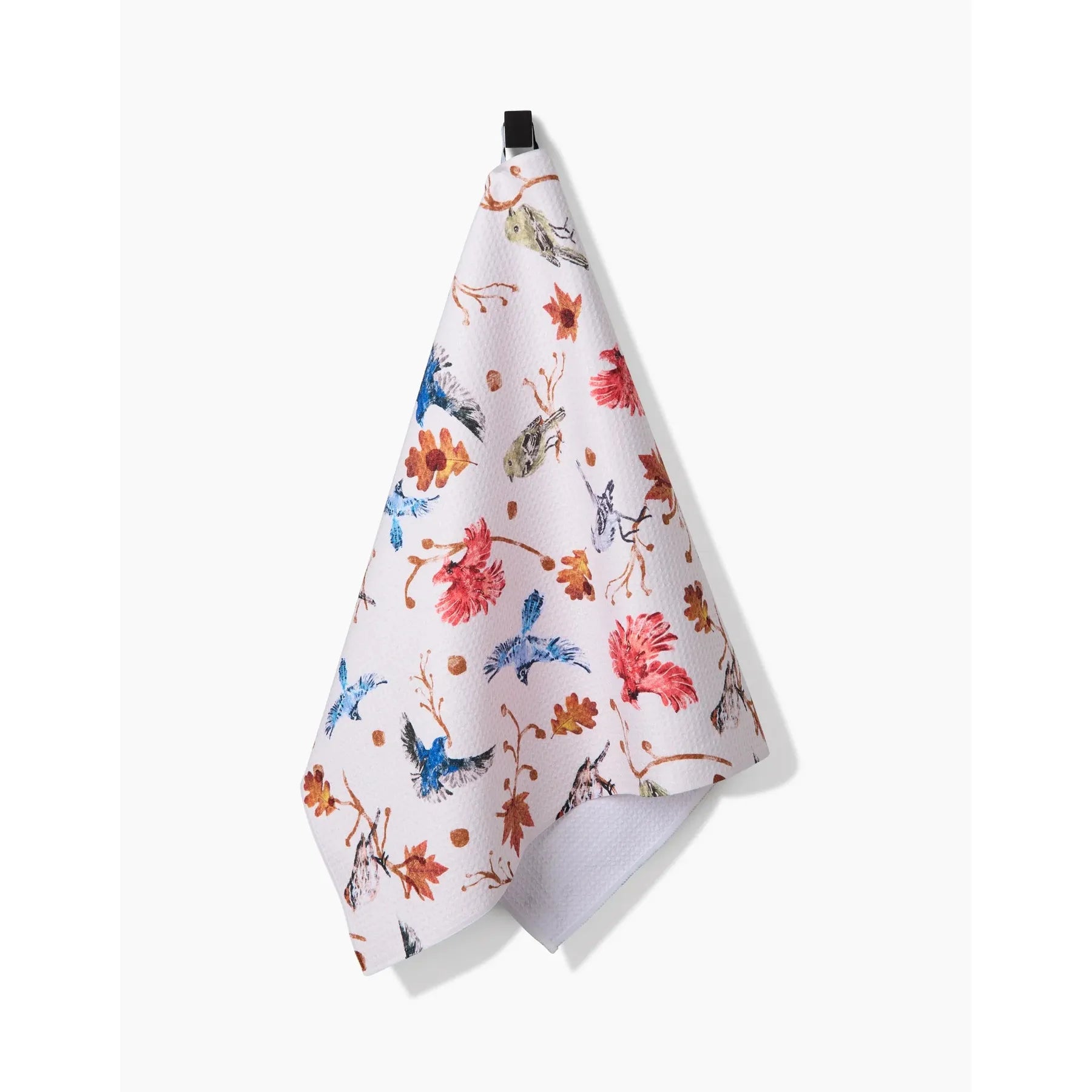Autumnal Bird Skies Geometry Tea Towel