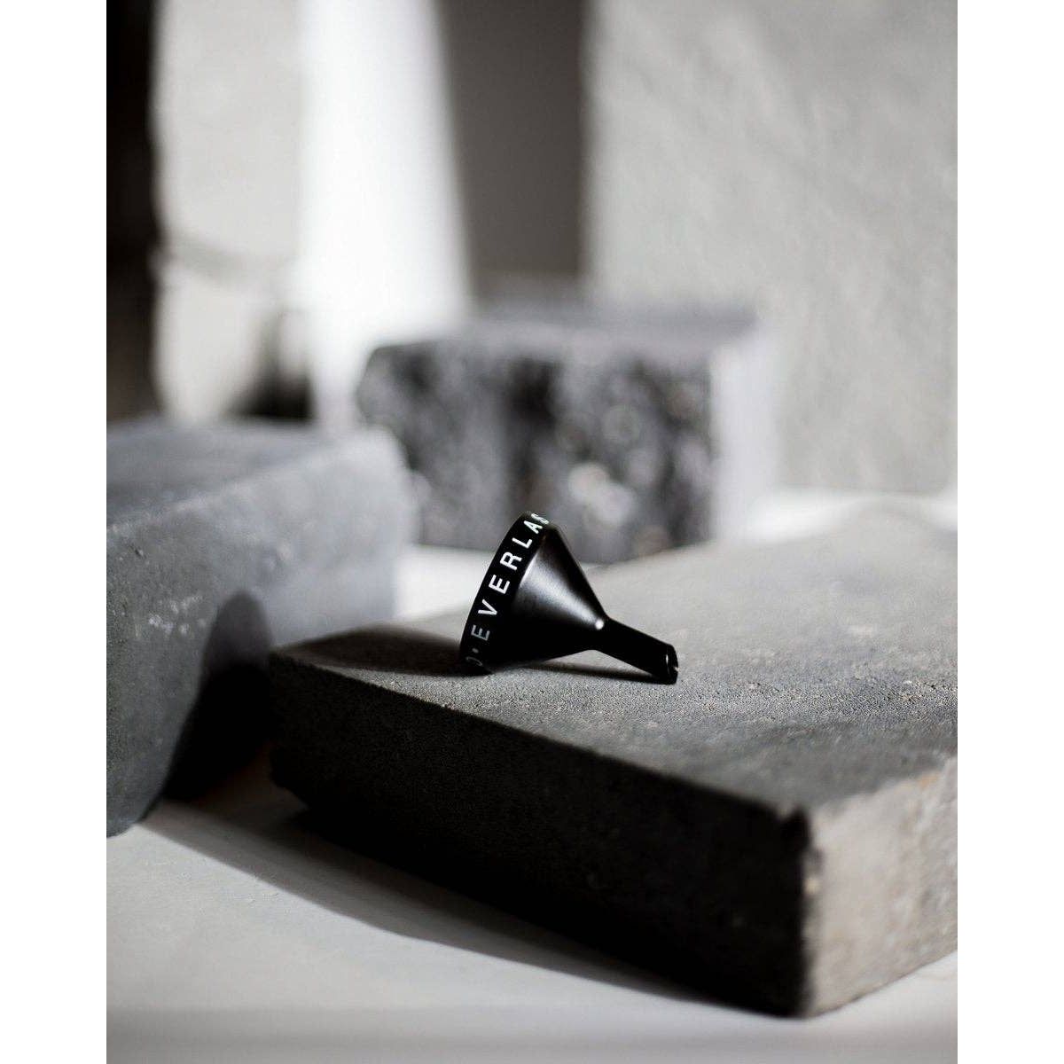 Black Steel Funnel for Pristine Oil