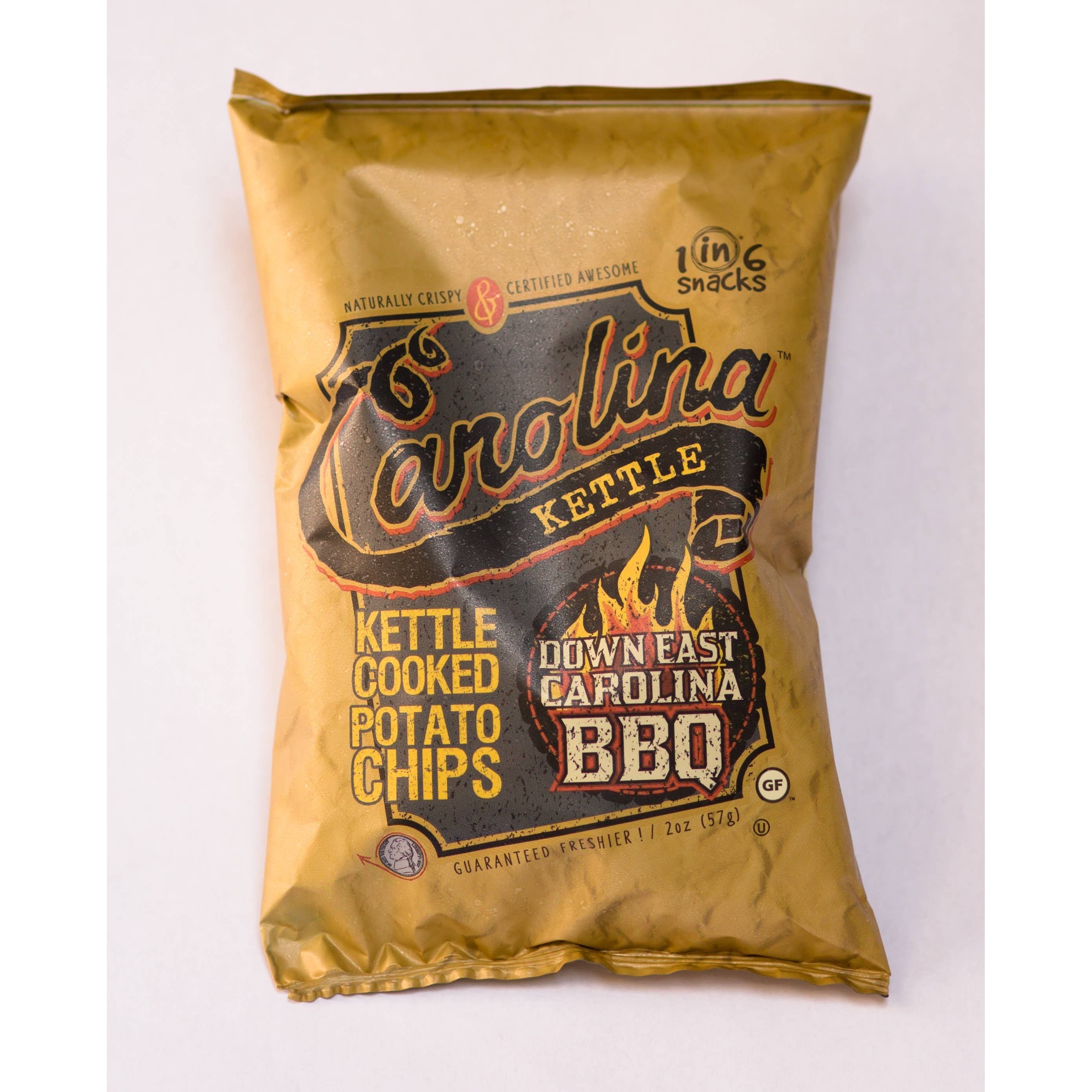 BBQ Carolina Kettle Chips 2 oz