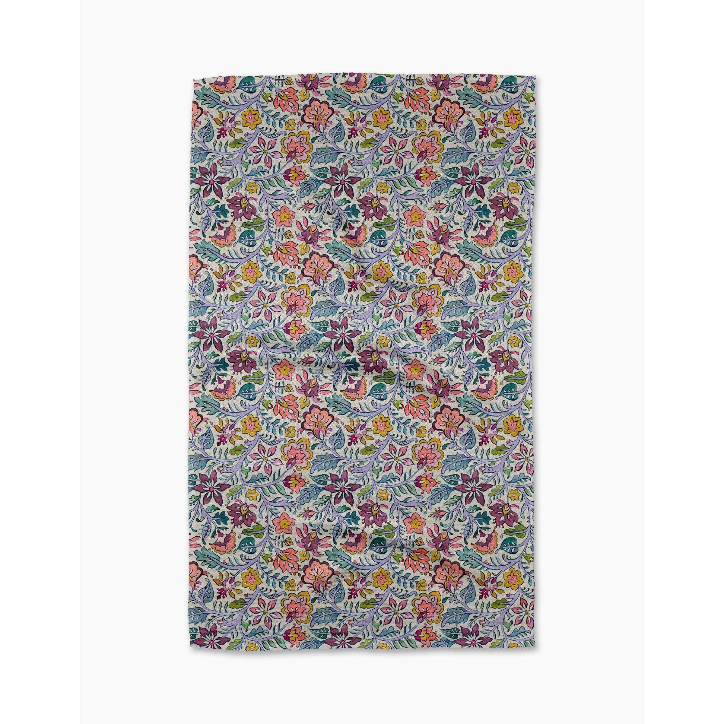 Amethyst Geometry Tea Towel